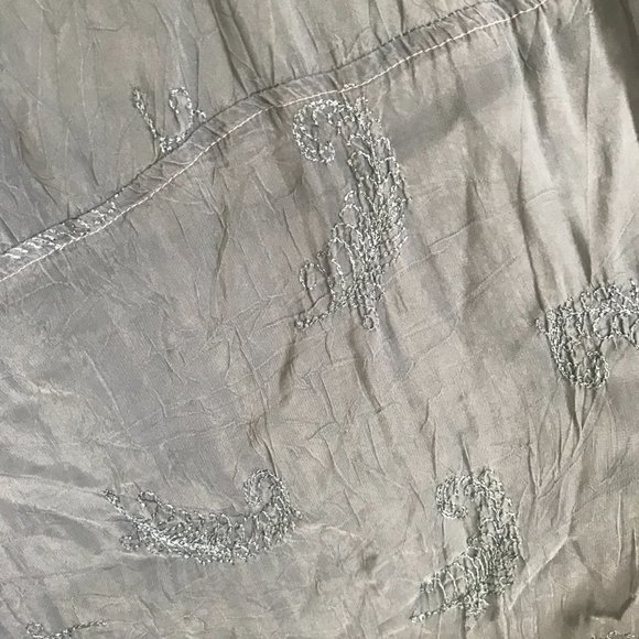 Vintage Johnny Was Collection Embroidered Cornflower Reversible Maxi Dress - Picture 2 of 15